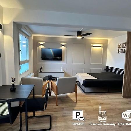 Charmant Studio Neuf, Hypercentre, Parking, Balcon Strasbourg Bagian luar foto